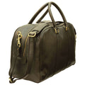 Soft Calfskin Leather Travel Bag - Black-1