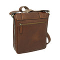 Soft Calfskin Leather Satchel Bag - Chestnut-1