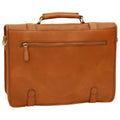 Calfskin Nappa leather briefcase - Gold-1