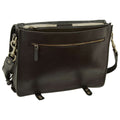Calfskin Nappa leather briefcase - Black-1