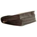 Leather computer bag for men – Dark Brown-1