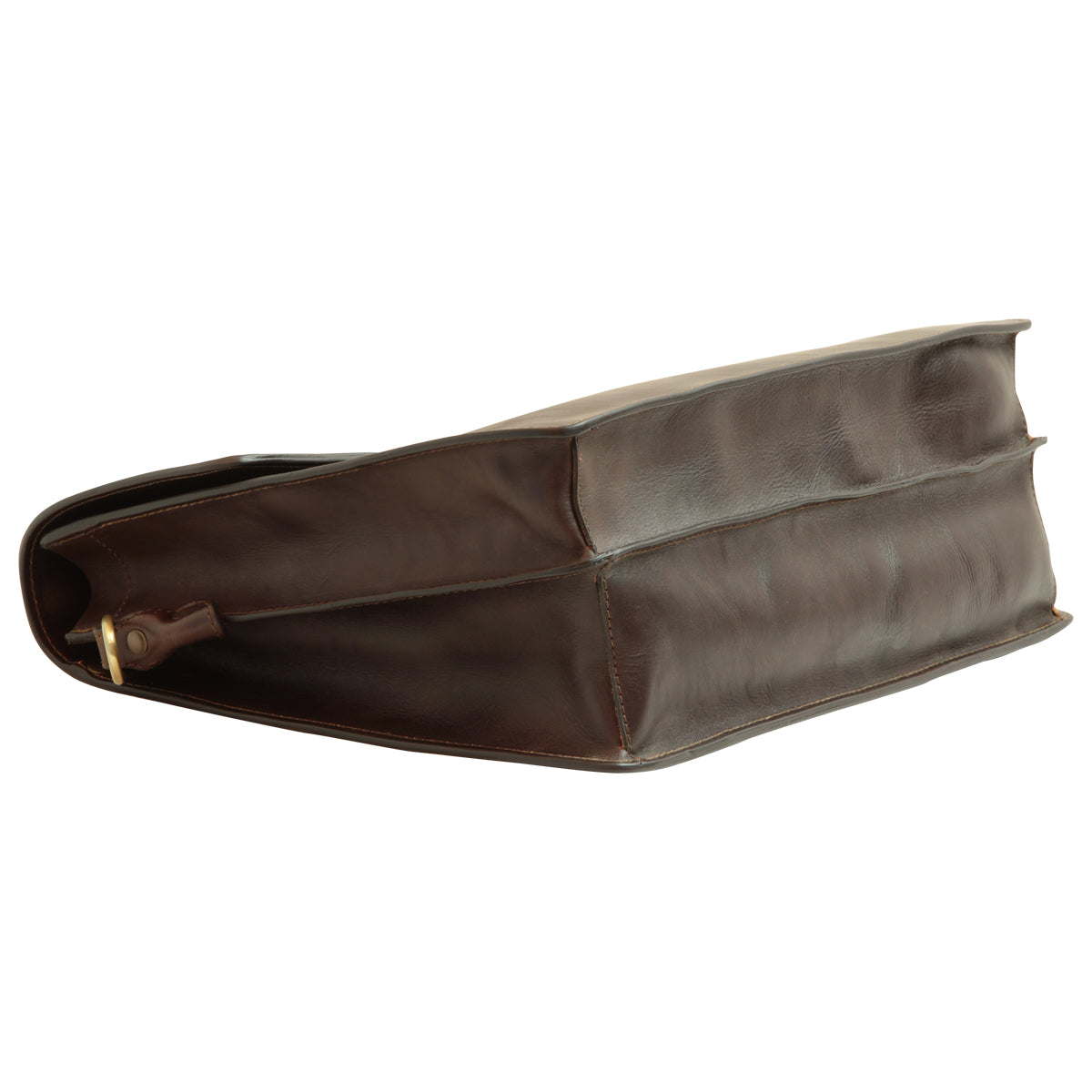 Leather computer bag for men – Dark Brown-1