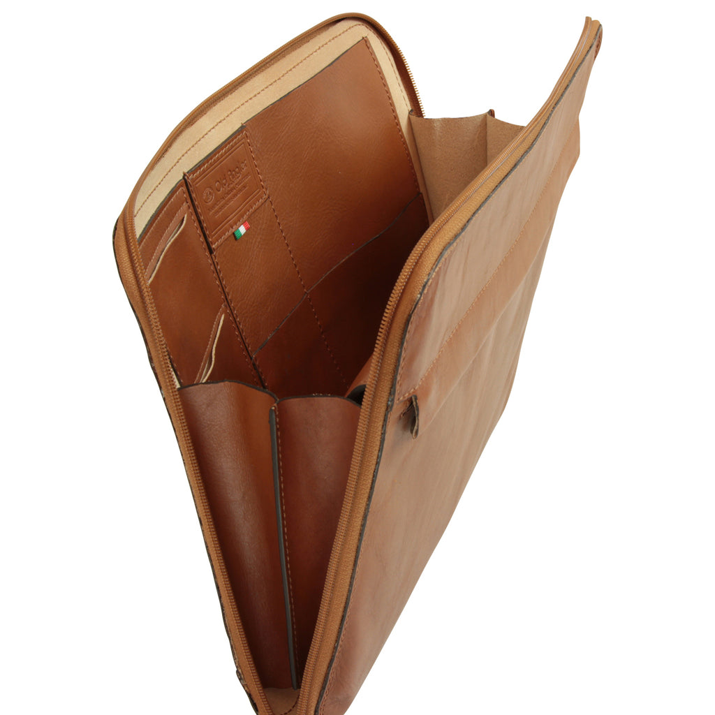 Leather Folder - Brown Colonial-1