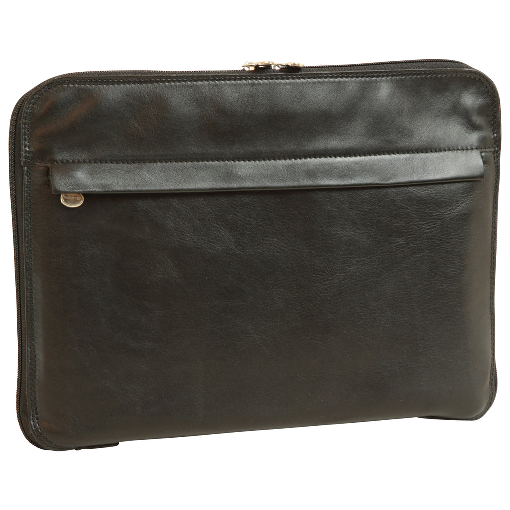 Leather Folder - Black-0