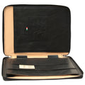 Cowhide leather portfolio - Black-1