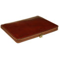 Cowhide leather portfolio - Brown-1