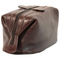 Leather Beauty Case - Dark Brown-1