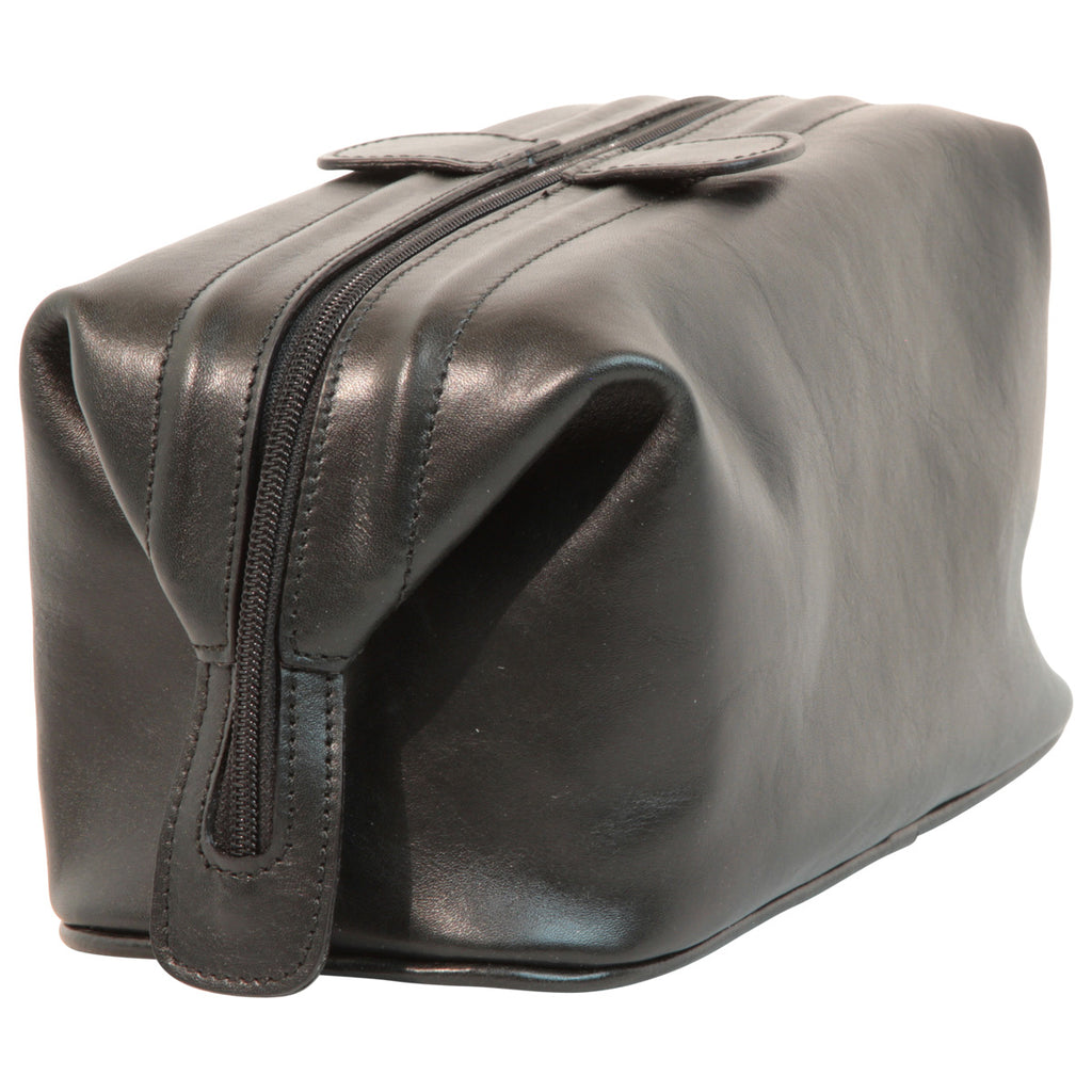 Leather Beauty Case - Black-1