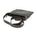 Leather cross body bag - dark brown-1