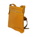 Leather Hip bag - yellow ochre-1