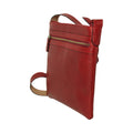 Leather Hip bag - red-1