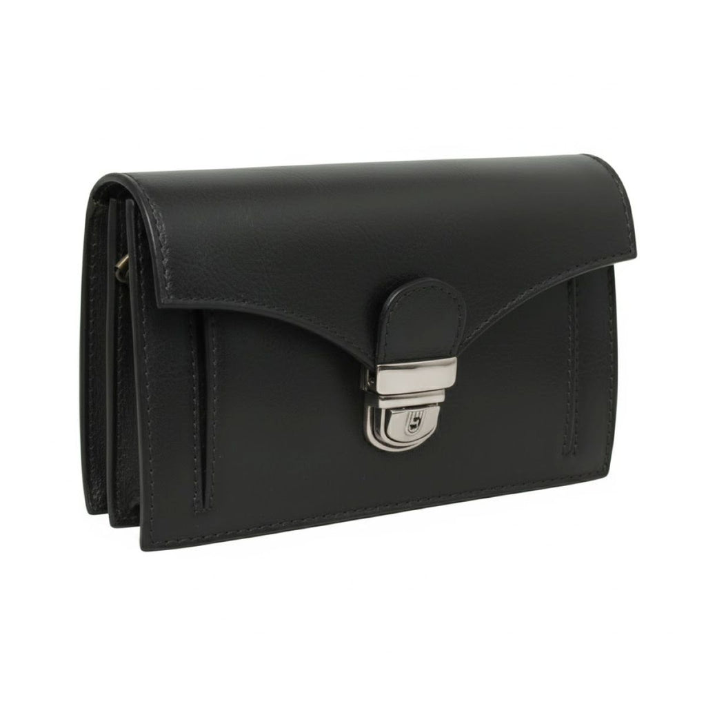 Leather clutch-Black-0