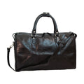 Italian Leather Travel Bags for Men in Full-Grain Leather - Black-1