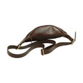 Leather belt pack - dark brown-1