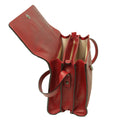 Full grain calfskin shoulder bag-Red-1