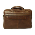 Men’s chestnut leather laptop bag-1