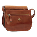 Full grain calfskin shoulder bag - Brown-1