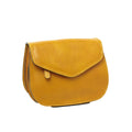 Full grain calfskin shoulder bag-Yellow Ochre-1