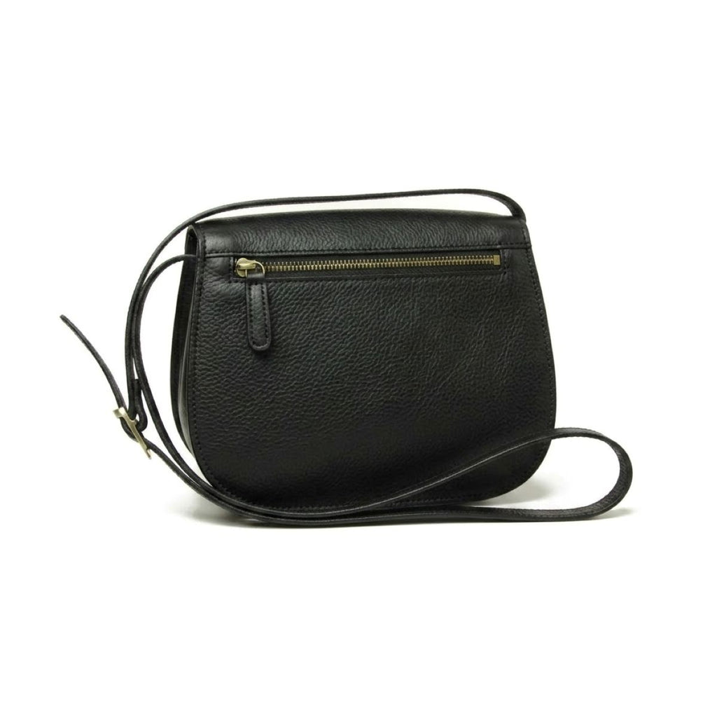 Women's shoulder bag in full grain calfskin - Black-1