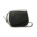 Women's shoulder bag in full grain calfskin - Black-1