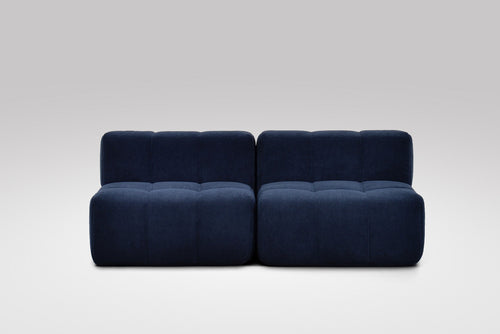 2 Teiliges Modulares Sofa – Blau-1