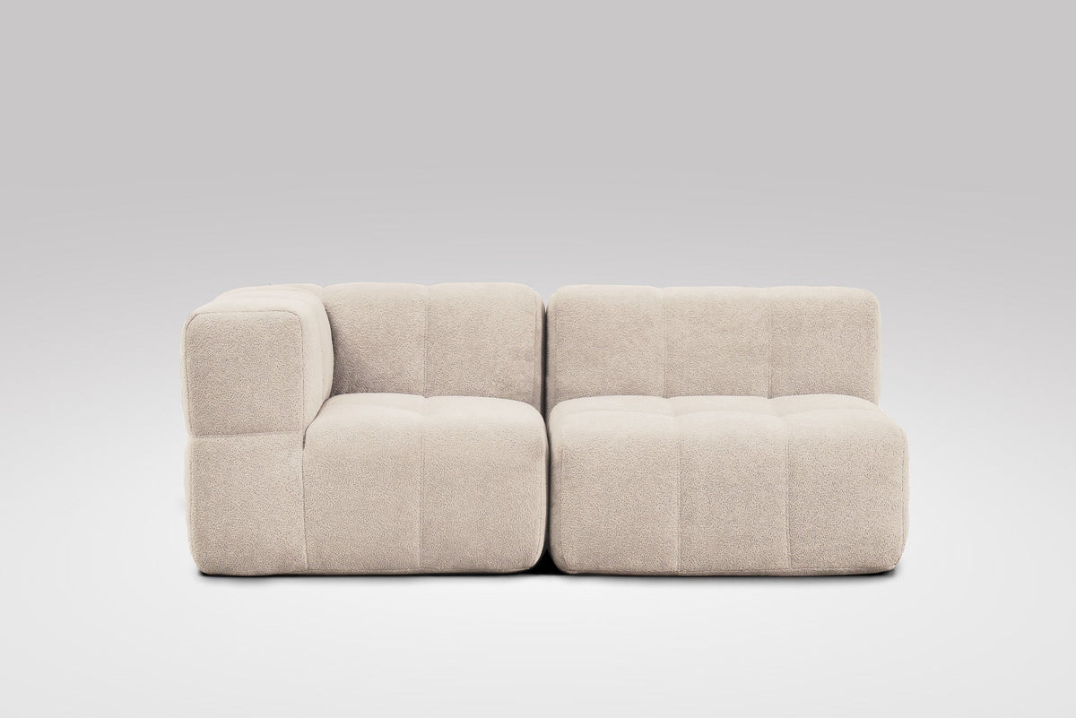 2 Teiliges Modulares Sofa – Beige-1