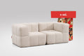 2 Teiliges Modulares Sofa – Beige-0