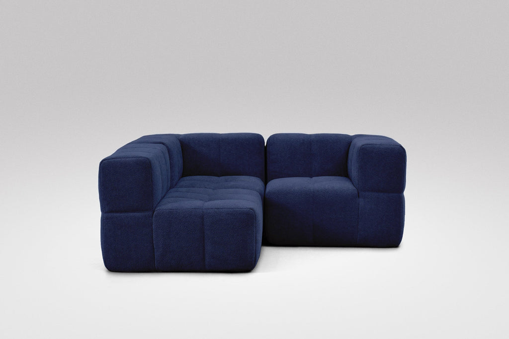 3 Teiliges Modulares Sofa – Blau-1