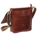 Small leather bag with magnetic closure - Brown-1