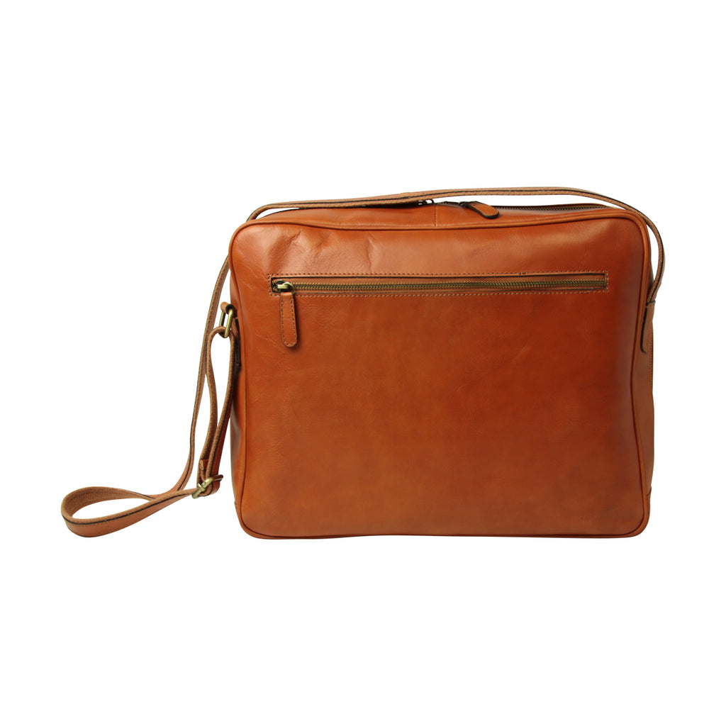 Vachetta Leather Messenger - Brown Colonial-1