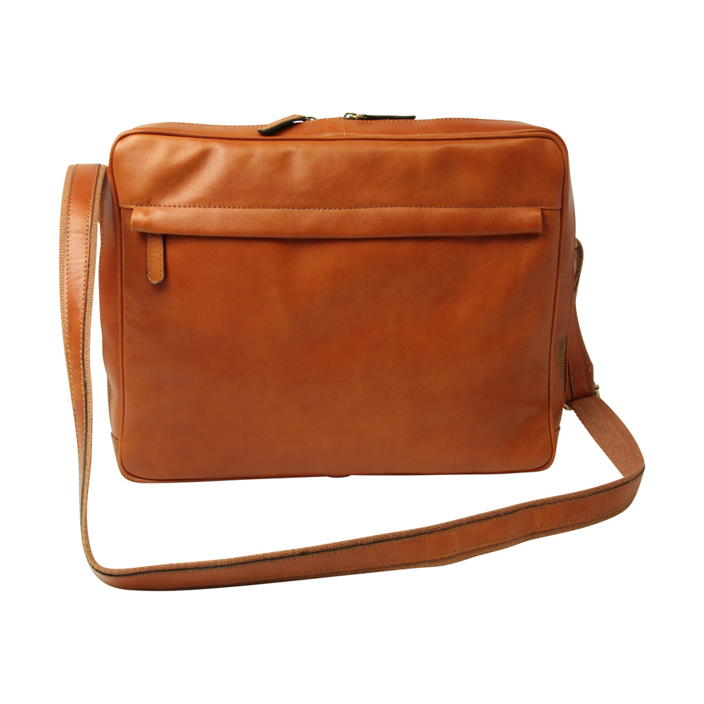 Vachetta Leather Messenger - Brown Colonial-0
