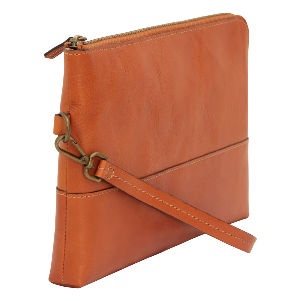Full grain calfskin document case - brown colonial-1