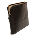 Full grain calfskin document case - dark brown-1