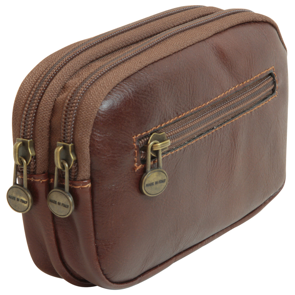 leather belt bag - brown-1