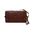 Full grain leather travel bag - Brown-1