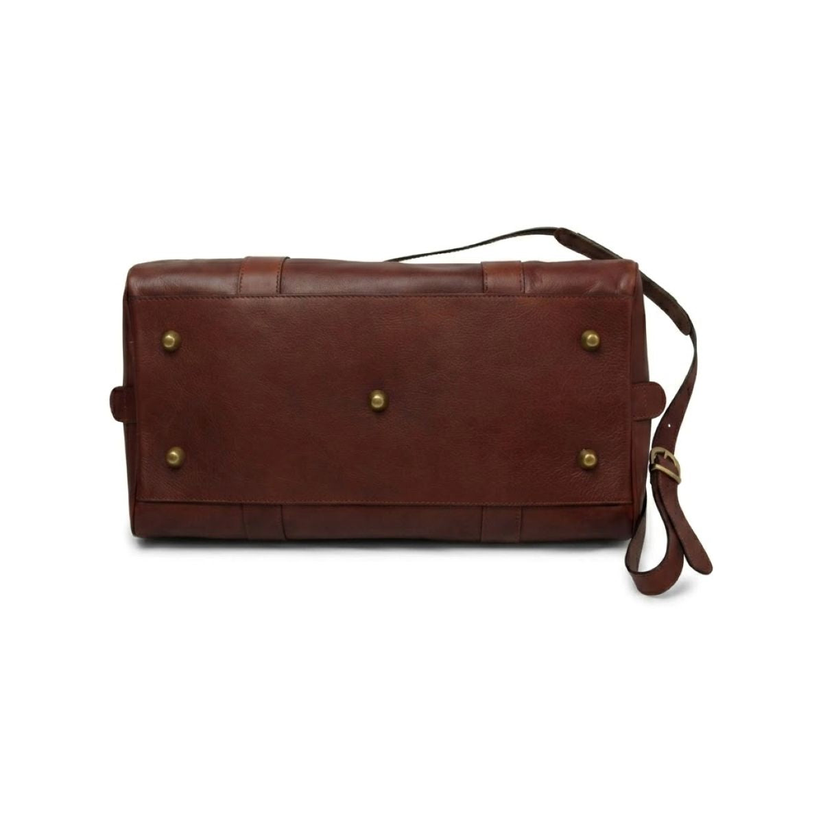 Full grain leather large travel bag - Brown-1