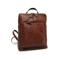 Full grain leather backpack - Brown-0