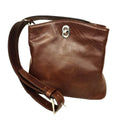LEATHER BUCKET BAG-CHESTNUT-0