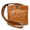 LEATHER BUCKET BAG - BROWN COLONIAL-0