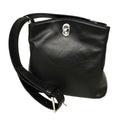 LEATHER BUCKET BAG - BLACK-0