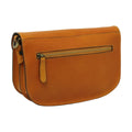 Two-sided shoulder bag in full-grain calfskin –Yellow Ochre-1
