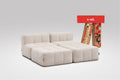 4 Teiliges Modulares Sofa – Beige-0