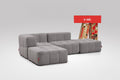 4 Teiliges Modulares Sofa – Grau-0