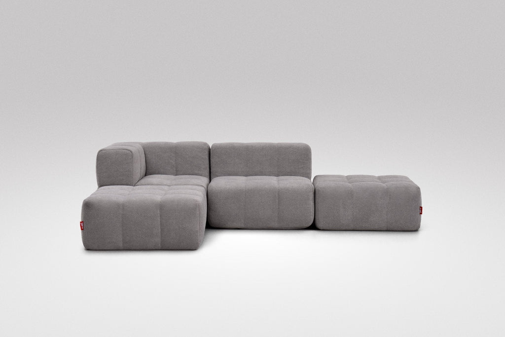 4 Teiliges Modulares Sofa – Grau-1