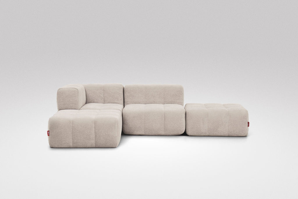 4 Teiliges Modulares Sofa – Beige-1