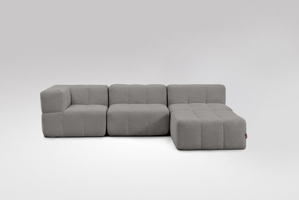 4 Teiliges Modulares Sofa – Grau-1