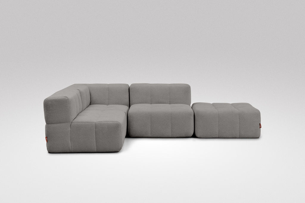 4 Teiliges Modulares Sofa – Grau-1