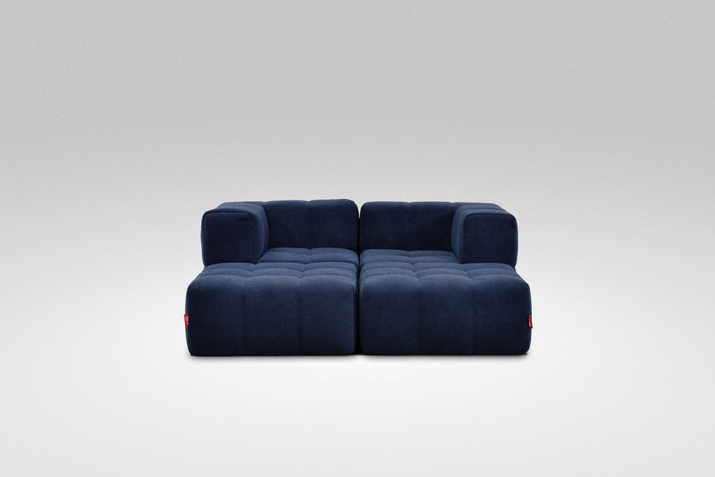 4 Teiliges Modulares Sofa – Blau-1