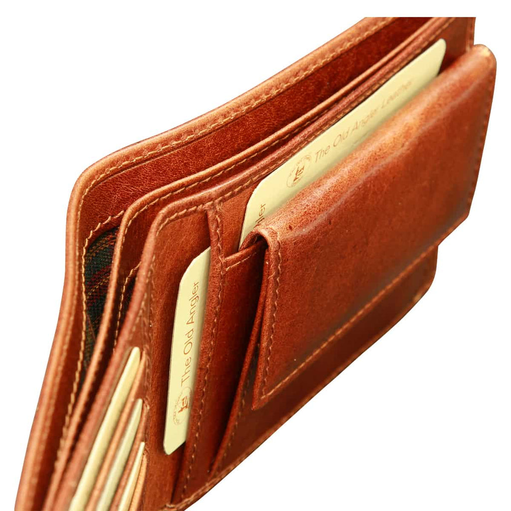 Leather wallet - Brown with RFID-1