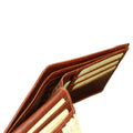 Bifold wallet with RFID blocking technology - brown-1